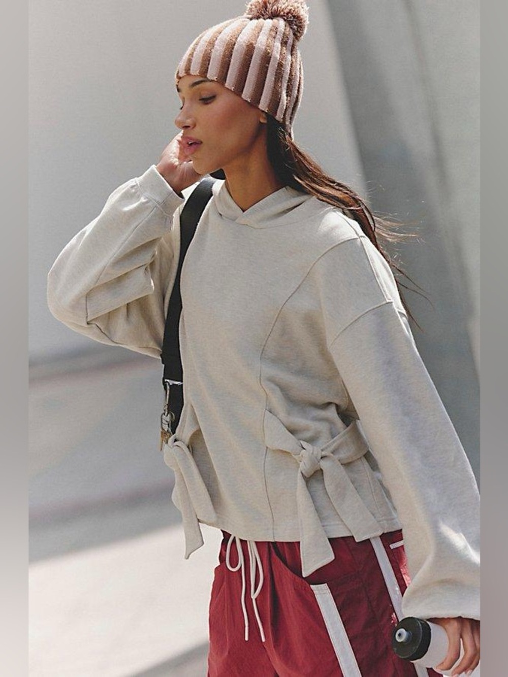 NWOT! FP Free People Movement For The Win Cinch Hoodie Sz Small